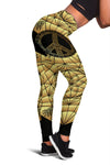 Gold Mandala Peace Women Leggings