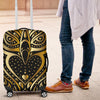 Gold Ornamental Owl Luggage Cover Protector