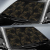 Gold Owl Pattern Car Sun Shade-JorJune