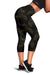 Gold Owl Pattern Women Capris