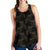 Gold Owl Pattern Women Racerback Tank Top