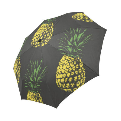 Gold Pineapple Automatic Foldable Umbrella