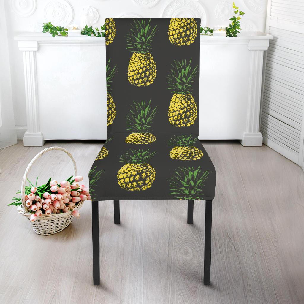 Gold Pineapple Dining Chair Slipcover-JORJUNE.COM