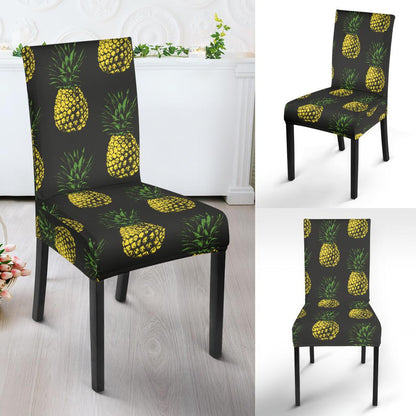 Gold Pineapple Dining Chair Slipcover-JORJUNE.COM