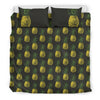 Gold Pineapple Duvet Cover Bedding Set