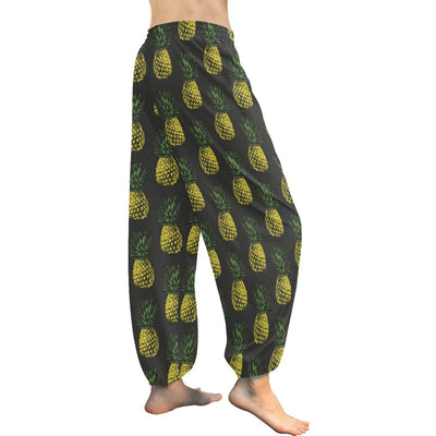 Gold Pineapple Harem Pants
