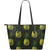 Gold Pineapple Large Leather Tote Bag