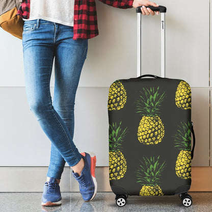 Gold Pineapple Luggage Protective Cover