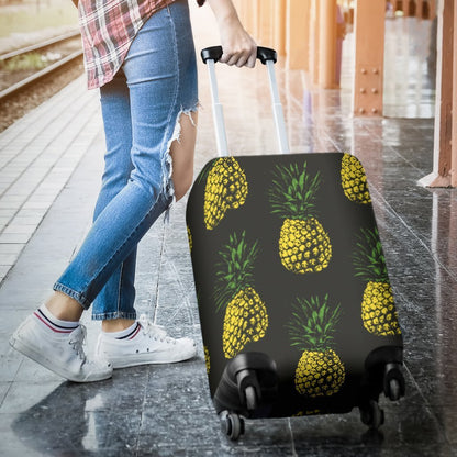 Gold Pineapple Luggage Protective Cover