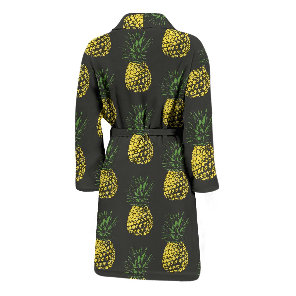 Gold Pineapple Men Bath Robe