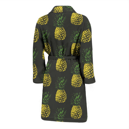 Gold Pineapple Men Bath Robe