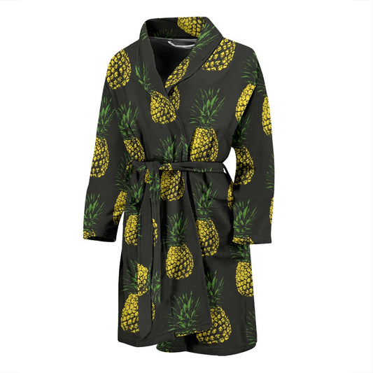 Gold Pineapple Men Bath Robe