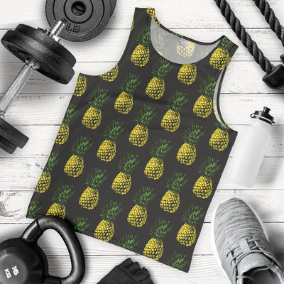 Gold Pineapple Men Tank Top