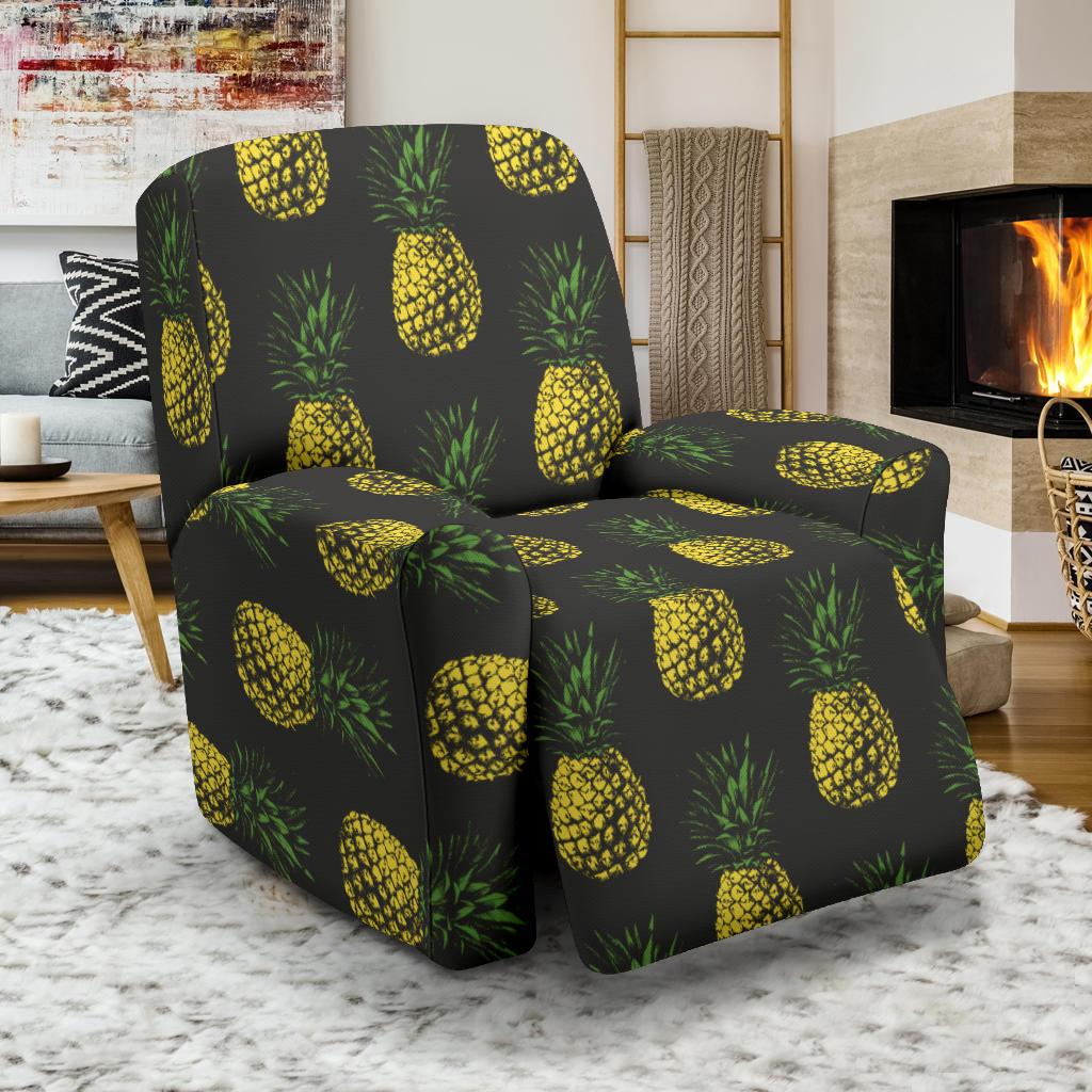 Gold Pineapple Recliner Slipcover-JORJUNE.COM