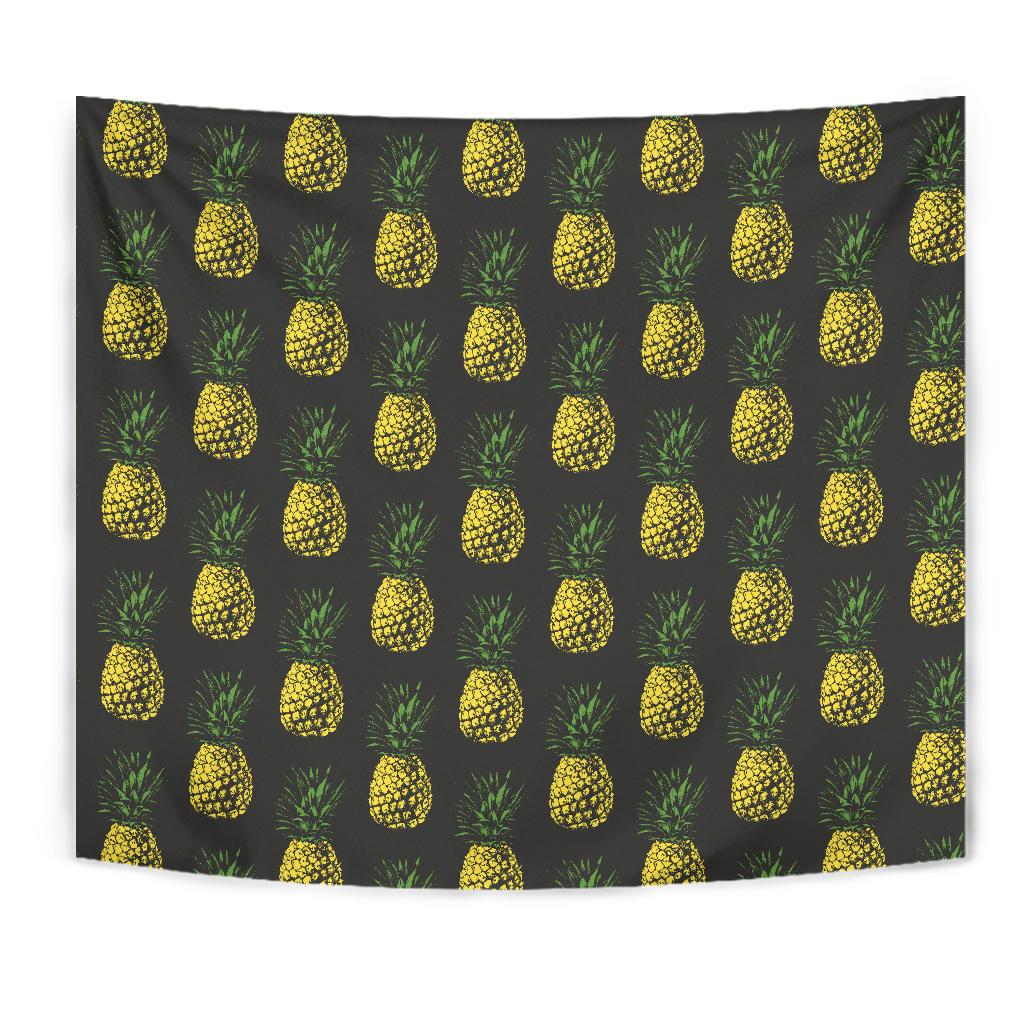 Gold Pineapple Tapestry