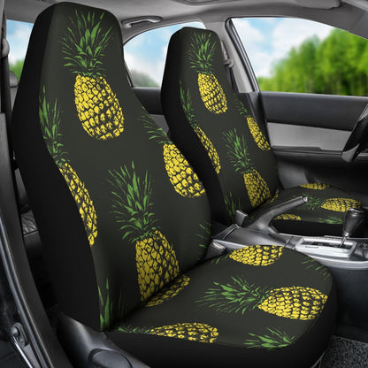 Gold Pineapple Universal Fit Car Seat Covers