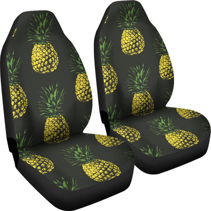 Gold Pineapple Universal Fit Car Seat Covers