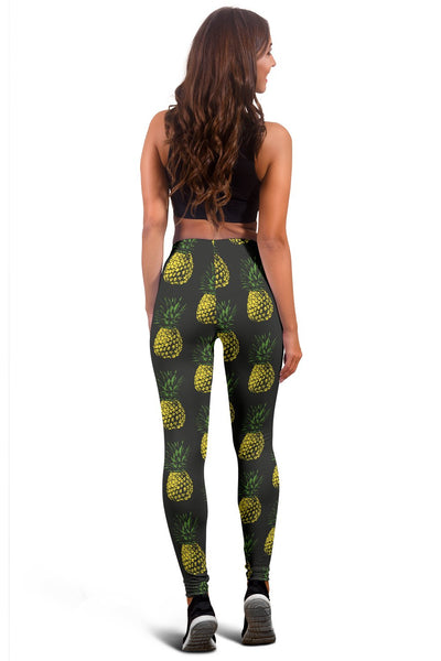 Gold Pineapple Women Leggings