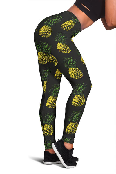 Gold Pineapple Women Leggings