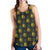 Gold Pineapple Women Racerback Tank Top