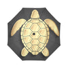 Gold Sea Turtle Automatic Foldable Umbrella