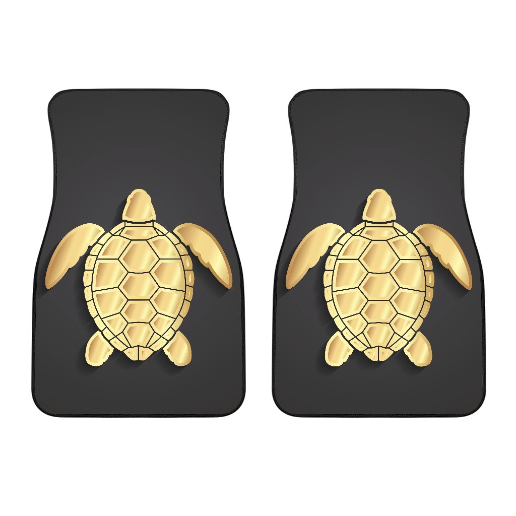 Gold Sea Turtle Car Floor Mats