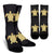 Gold Sea Turtle Crew Socks