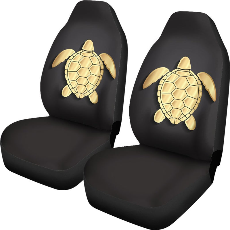 Gold Sea Turtle Universal Fit Car Seat Covers