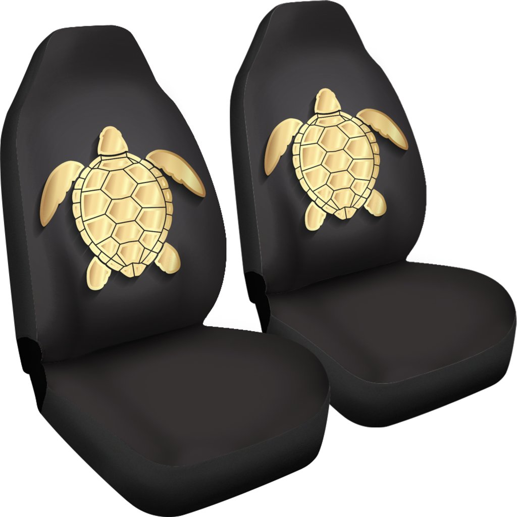 Gold Sea Turtle Universal Fit Car Seat Covers