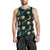 Gold Sun Moon Face Men Tank Top