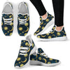 Gold Sun Moon Face Mesh Knit Sneakers Shoes Mesh Knit Sneakers Shoes