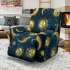 Gold Sun Moon Face Recliner Slipcover-JORJUNE.COM