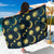 Gold Sun Moon Face Sarong Pareo Wrap