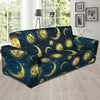 Gold Sun Moon Face Sofa Slipcover-JORJUNE.COM