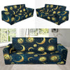 Gold Sun Moon Face Sofa Slipcover-JORJUNE.COM