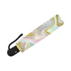 Gold Sweet Marble Automatic Foldable Umbrella