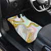 Gold Sweet Marble Car Floor Mats