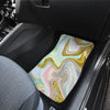 Gold Sweet Marble Car Floor Mats