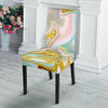 Gold Sweet Marble Dining Chair Slipcover-JORJUNE.COM