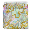 Gold Sweet Marble Duvet Cover Bedding Set