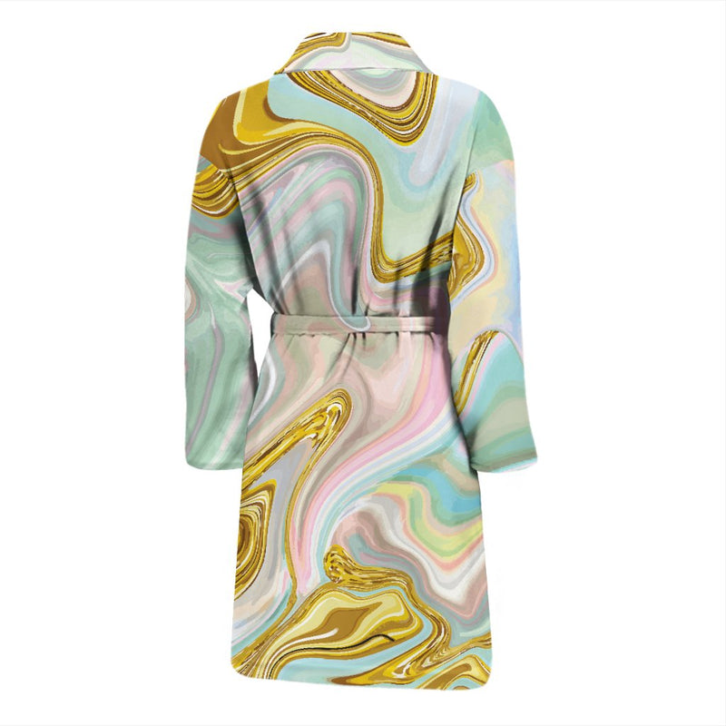 Gold Sweet Marble Men Bath Robe