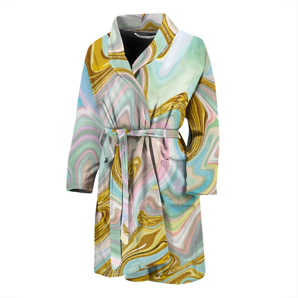 Gold Sweet Marble Men Bath Robe