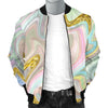 Gold Sweet Marble Men Casual Bomber Jacket