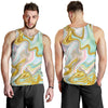 Gold Sweet Marble Men Tank Top