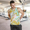 Gold Sweet Marble Men Tank Top