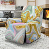 Gold Sweet Marble Recliner Slipcover-JORJUNE.COM