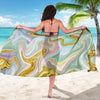 Gold Sweet Marble Sarong Pareo Wrap