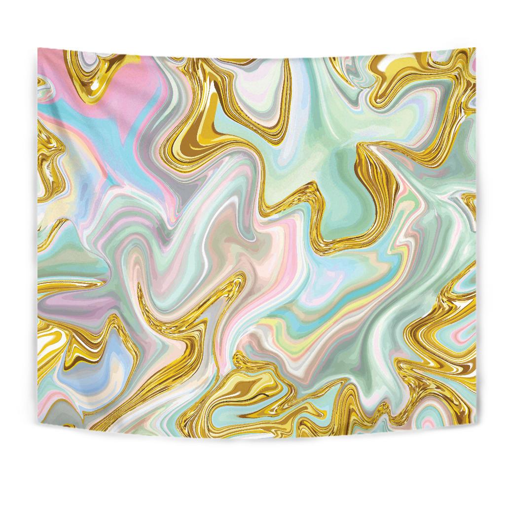 Gold Sweet Marble Tapestry