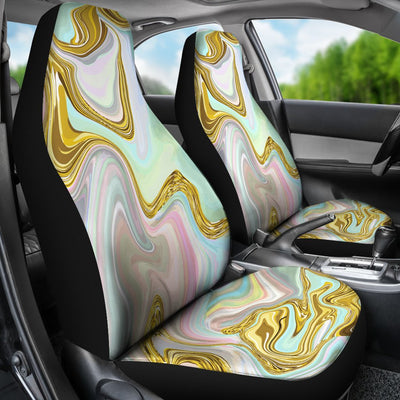 Gold Sweet Marble Universal Fit Car Seat Covers