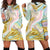 Gold Sweet Marble Women Hoodie Dress